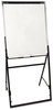 A Picture of product QRT-351900 Quartet® Futura™ Dry Erase Presentation Easel,  Melamine, 24 x 36, White, Black Frame