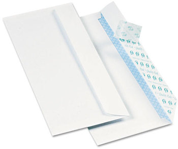 Quality Park™ Redi-Strip™ Envelope,  Contemporary, #10, White, 1000/Box
