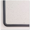 A Picture of product QRT-699370 Quartet® Contour® Granite Board,  36 x 24, Black Frame