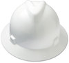 A Picture of product MSA-475369 MSA V-Gard® Hard Hats,  Fas-Trac Ratchet Suspension, Size 6 1/2 - 8, White