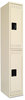 A Picture of product TNN-DTS121836ASD Tennsco Double Tier Locker,  Single Stack, 12w x 18d x 72h, Sand