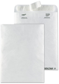 Survivor® Catalog Mailers Made with Tyvek®,  Side Seam, 9 x 12, White, 50/Box