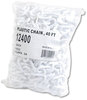 A Picture of product TCO-12400 Tatco Plastic Chain for Crowd Control Stanchions,  Plastic, 40ft, White