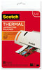 A Picture of product MMM-TP585120 Scotch™ Laminating Pouches,  5 mil, 3 3/4 x 2 3/8, 20/Pack