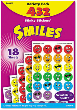 TREND® Stinky Stickers® Variety Pack,  Smiles, 432/Pack