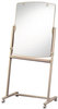 A Picture of product QRT-300TE Quartet® Total Erase® Reversible Mobile Presentation Easel,  31 x 41, White Surface, Neutral Frame