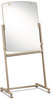 A Picture of product QRT-300TE Quartet® Total Erase® Reversible Mobile Presentation Easel,  31 x 41, White Surface, Neutral Frame