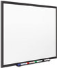 A Picture of product QRT-SM531B Quartet® Classic Magnetic Whiteboard,  24 x 18, Black Aluminum Frame