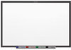 A Picture of product QRT-SM531B Quartet® Classic Magnetic Whiteboard,  24 x 18, Black Aluminum Frame