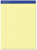 A Picture of product TOP-20222 Ampad® Perforated Writing Pads,  8 1/2" x 11 3/4", Canary, 50 Sheets, Dozen