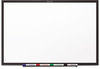 A Picture of product QRT-S534B Quartet® Classic Melamine Dry Erase Board,  48 x 36, White Surface, Black Frame