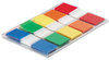 A Picture of product MMM-6835CF Post-it® Flags Portable Page in Dispenser, Assorted Primary, 20 Flags/Color, 100 Flags/Pack
