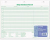 A Picture of product TOP-3284 TOPS™ Daily Attendance Card,  8 1/2 x 11, 50 Forms