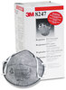 A Picture of product MMM-8247 3M N95 Particulate Respirator with Nuisance-Level Organic Vapor Relief. 20/box.
