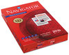 A Picture of product SNA-NMP1720 Navigator® Premium Multipurpose Copy Paper,  97 Brightness, 20lb, 11 x 17, White, 2500/Carton