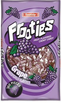 Tootsie Roll® Frooties,  Grape, 38.8oz Bag, 360 Pieces/Bag