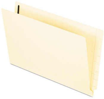 Pendaflex® Manila End Tab Expansion Folders With Fasteners,  Two Fasteners, Straight Cut, Legal, Manila, 50/Box