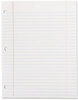 A Picture of product UNV-20921 Universal® Filler Paper 3-Hole, 8.5 x 11, Medium/College Rule, 200/Pack