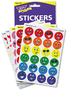TREND® Stinky Stickers® Variety Pack,  Smiles and Stars, 648/Pack