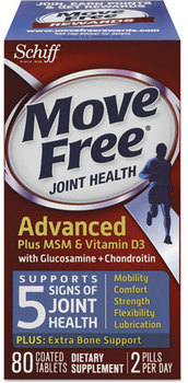 Move Free® Advanced Plus MSM & Vitamin D3 Total Joint Health Tablet,  80 Count