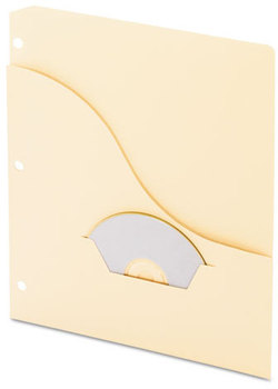 Pendaflex® Pocket Project Folders 3-Hole Punched, Letter Size, Manila, 15/Pack