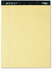 A Picture of product TOP-63400 TOPS™ Docket™ Ruled Perforated Pads,  8 1/2 x 11 3/4, Canary, 50 Sheets, Dozen