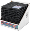 A Picture of product SJM-VM5280BK San Jamar® Versa-Mat® Bar-Shelf Liner,  Plastic, 12w x 12d x 1/4h, Black, 27/Carton