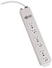 A Picture of product TRP-PS606HG Tripp Lite Power Strip for Nonpatient Care Areas,  6 Outlets, 6 ft Cord, White