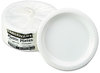 A Picture of product TBL-TM10644WH Tablemate® Plastic Dinnerware,  Plates, 10 1/4" dia, White, 125/Pack