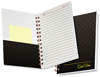 Ampad® Gold Fibre® Personal Notebooks,  College/Medium, 5 x 7, Grey Cover, 100 Sheets