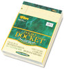 A Picture of product TOP-63387 TOPS™ Double Docket™ Ruled Pads,  8 1/2 x 11 3/4, Canary, 100 Sheets, 6 Pads/Pack