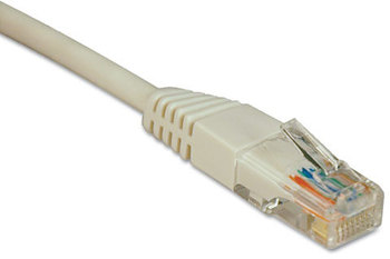 Tripp Lite CAT5e Molded Patch Cable,  25 ft., White