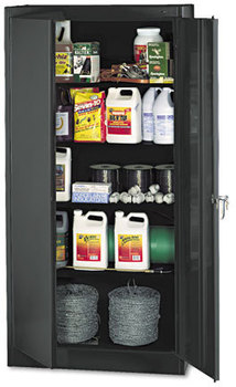 Tennsco 72" High Standard Cabinet,  36w x 18d x 72h, Black