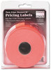 A Picture of product MNK-925085 Monarch® Easy-Load Two-Line Labels for Pricemarker 1136,  5/8x7/8, Fluorescent Red, 3500/Pack