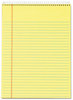 A Picture of product TOP-63621 TOPS™ Docket™ Ruled Wirebound Pad with Cover,  8 1/2 x 11 3/4, Canary, 70 Sheets