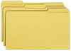 A Picture of product SMD-17234 Smead® Reinforced Top Tab Colored File Folders,  1/3 Cut, Reinforced Top Tab, Legal, Goldenrod, 100/Box