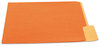 A Picture of product UNV-10507 Universal® Deluxe Colored Top Tab File Folders 1/3-Cut Tabs: Assorted, Letter Size, Orange/Light Orange, 100/Box