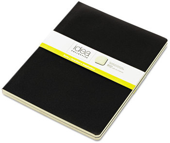 TOPS™ Idea Collective® Journal,  Soft Cover, Side, 7 1/2 x 10, Black, 48 Sheets, 2/PK