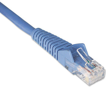 Tripp Lite CAT6 Snagless Molded Patch Cable,  1 ft, Blue