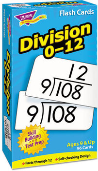 TREND® Skill Drill Flash Cards,  3 x 6, Division