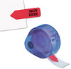 A Picture of product RTG-81024 Redi-Tag® Dispenser Arrow Flags,  "Sign Here", Red, 120 Flags/ Dispenser