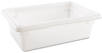 Rubbermaid® Commercial Food/Tote Boxes,  3.5gal, 18w x 12d x 6h, White