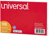 A Picture of product UNV-47230 Universal® Recycled Index Strong 2 Pt. Stock Cards Ruled 4 x 6, White, 100/Pack