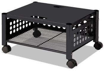 Vertiflex™ Underdesk Machine Stand,  One-Shelf, 21 1/2w x 17 7/8d x 11 1/2h, Black
