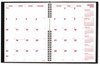 A Picture of product RED-CB1262CBLK Brownline® CoilPro 14-Month Ruled Monthly Planner 11 x 8.5, Black Cover, 14-Month: Dec 2025 to Jan 2027