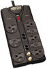 A Picture of product TRP-TLP810NET Tripp Lite Protect It!™ Eight-Outlet Surge Suppressor,  8 Outlets, 10 ft Cord, 3240 Joules, Black