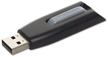 Verbatim® Store 'n' Go® V3 USB 3.0 Drive,  128GB, Black/Gray