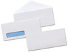 A Picture of product UNV-36321 Universal® Business Envelope Open-Side 1 Window, #10, Square Flap, Gummed Closure, 4.13 x 9.5, White, 500/Box