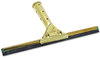 A Picture of product UNG-GS300 Unger® GoldenClip® Brass Window Squeegee. 12 in.