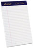 A Picture of product TOP-20018 Ampad® Gold Fibre® Writing Pads,  Jr. Legal Rule, 5 x 8, White, 50 Sheets, 4/Pack